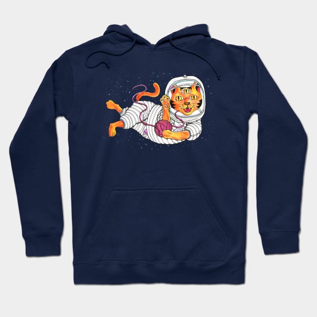 Space Cat Hoodie by miskel